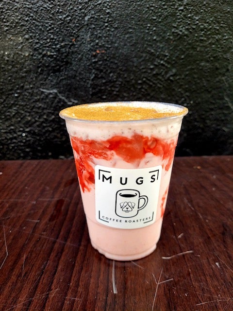 Iced Strawberry Horchata (Caffeine Free) | My Site